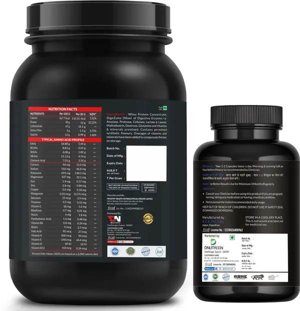 Beginner’s_High_Whey_Protein_with_40_g_Protein,_1_kg_(Chocolate)_+_Weight_Gainer_Capsules_30N