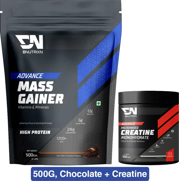 Advance_Mass_Gainer_High_Protein_with_Creatine_Monohydrate_for_Muscle_Strength_|_Weight_Gainer/Mass_Gainer_|_Chocolate_Flavor_|_500_g_+_100_g