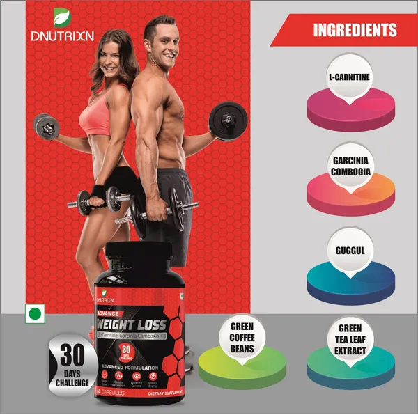 Advance_Weight_Loss_Capsules_30_Days_Challenge_L_Carnitine_And_Garcinia_And_Green_Tea_60_Capsules