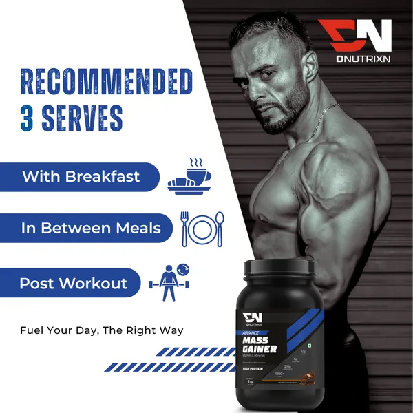 Advance_Mass_Gainer_High_Protein_with_Creatine_Monohydrate_(Unflavored)_for_Muscle_Gain_|_Weight_Gainer/Mass_Gainer_|_Chocolate_Flavor_|_1_kg_+_100_g