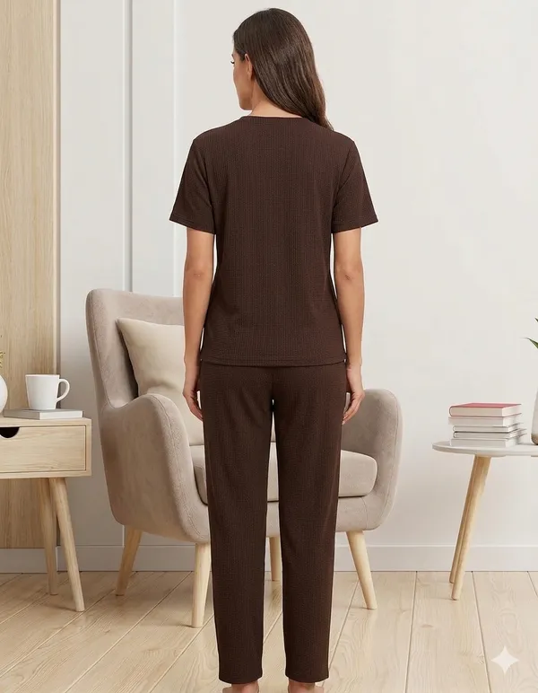 Coffee_textured_night_suit_