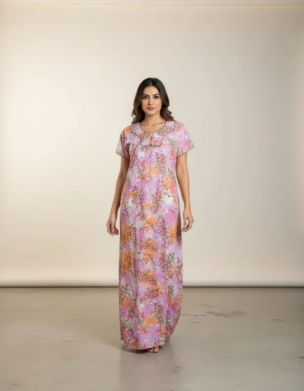 Multicolor_Cotton_Tie-Dye_Regular_Nightdress_For_Women