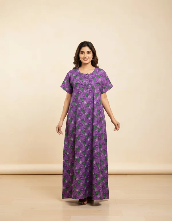 Purple_Cotton_Floral_Printed_Regular_Night_Dress_For_Women