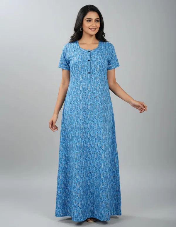 Blue_Floral_Regular_Night_Dress_For_Women