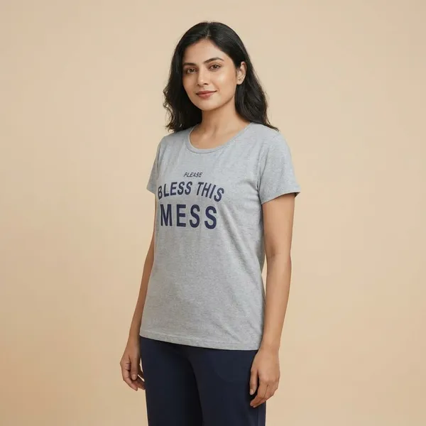 Grey_Cotton_Blend_Solid_Regular_T-Shirt_For_Women