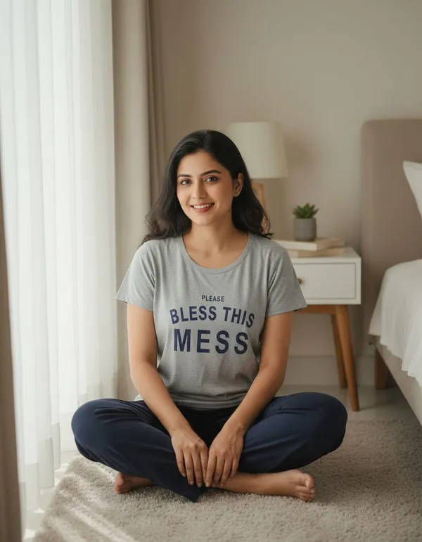 Grey_Cotton_Blend_Solid_Regular_T-Shirt_For_Women
