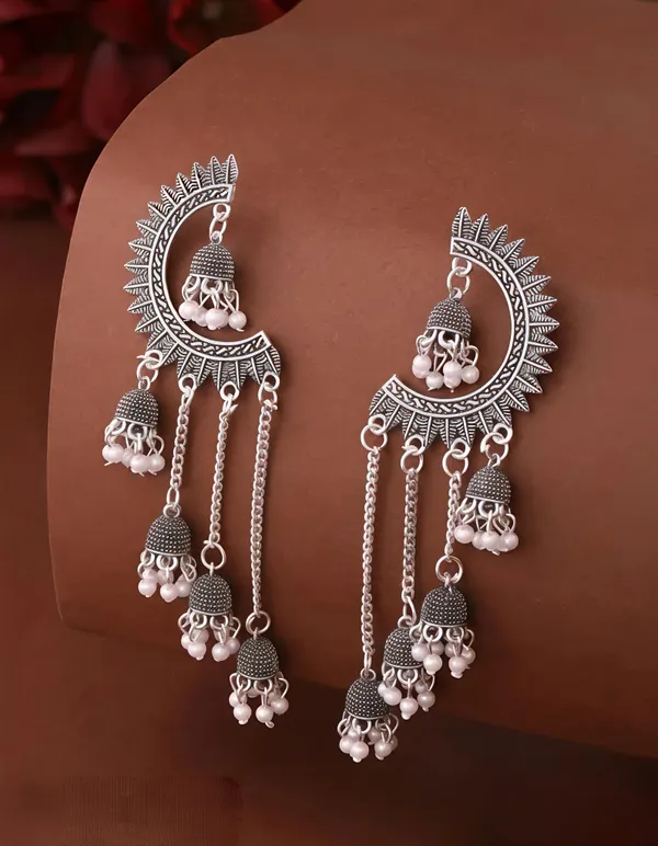 Silver_Oxidized_Alloy_Jhumka_Earrings_For_Women