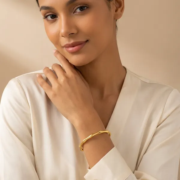 Gold_Stainless_Steel_Pvd_Cuff_Bracelet_For_Women