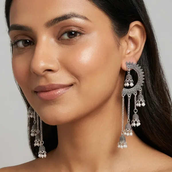 Silver_Oxidized_Alloy_Jhumka_Earrings_For_Women