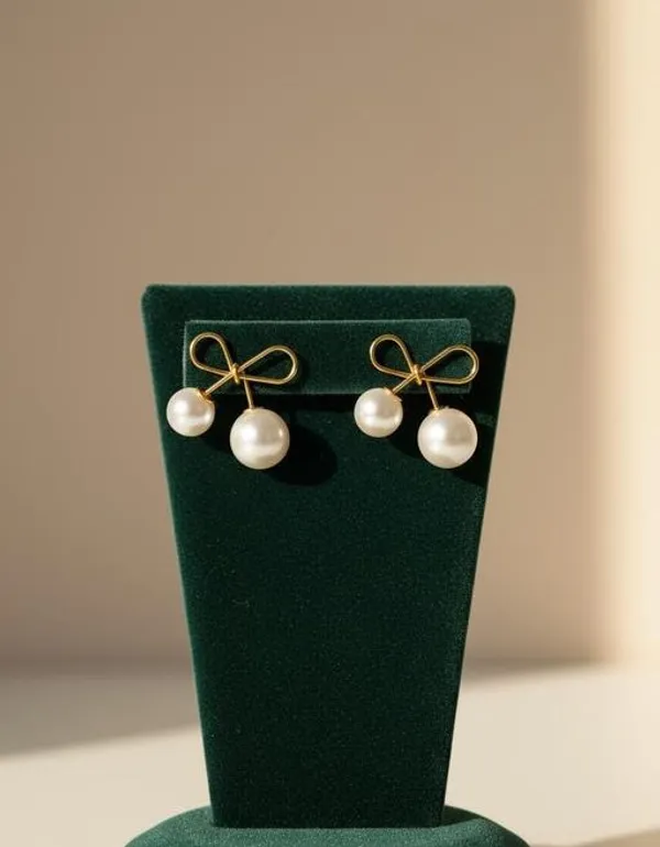 Gold_And_White_Alloy_And_Pearl_Drop_Earrings_For_Women