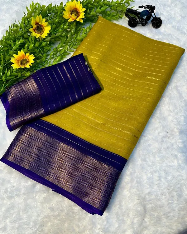 Mustard_Yellow_Fancy_Saree_with_All_Over_Weaving_and_Deep_Violet_Two_Tone_(SQ1011-03_)
