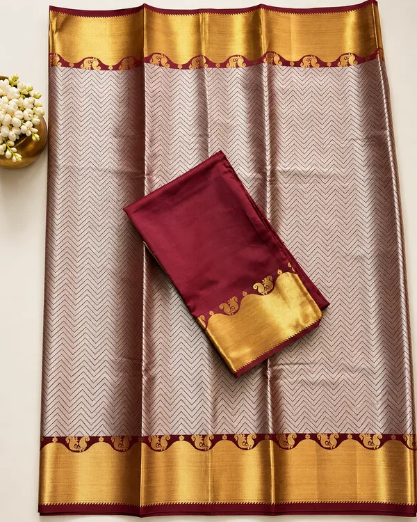 Silver_Zari_Semi_Kanchipuram_Saree_with_Maroon_Gold_Border_-_SQ1023