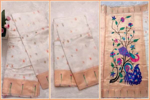 Off_White_Soft_Organza_Silk_Saree_With_Munia_Paithani_Border_(SQ1012-04_)