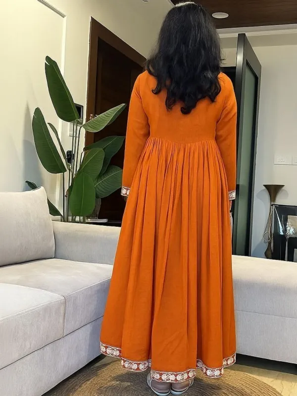 Orange_Anarkali_Suit_Set_With_Gota_Patti_Work_And_Dupatta_For_Women