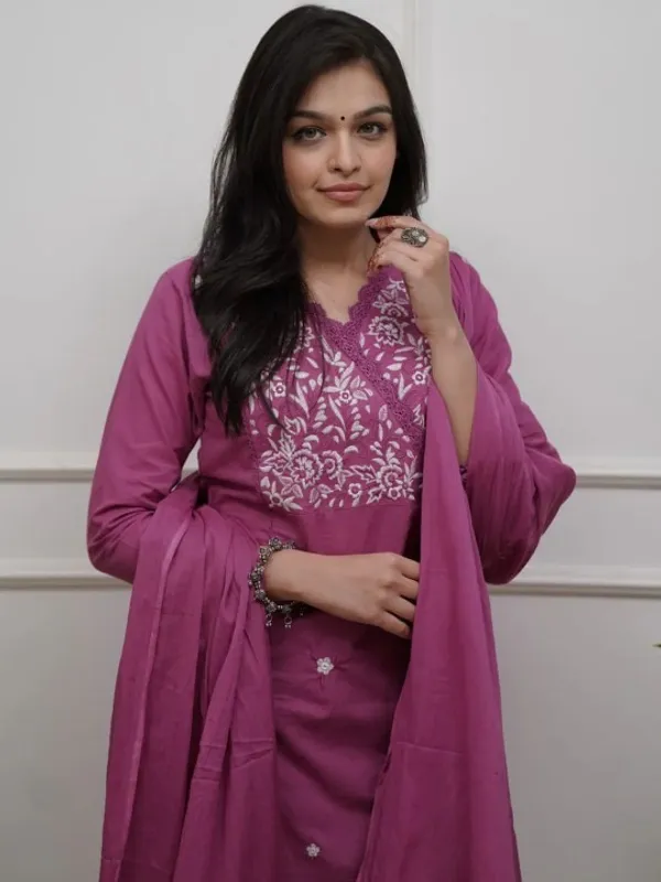 Purple_Embroidered_Kurta_Set_With_Dupatta_For_Women