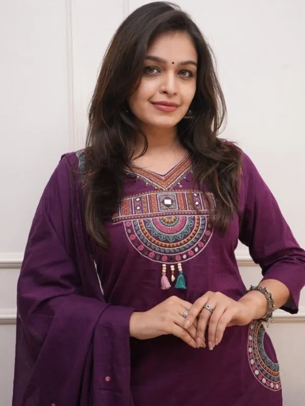 Purple_Embroidered_Ethnic_Cotton_Kurta_Set_With_Dupatta_For_Women