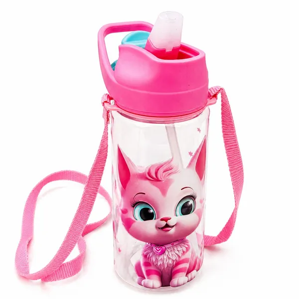 Cute_Cat_Kids_Water_Bottle_500_ML_–_BPA_Free,_Non-Toxic,_Leakproof_with_Silicone_Spout_&_Straw,_Adjustable_Strap,_Easy_Grip,_School_Water_Bottle_for_Girls_&_Boys