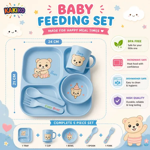 Blue_Cute_Bear_Baby_Feeding_Set_5_Piece_Dinnerware_With_Plate_Bowl_Cup_Spoon_Fork_Lightweight_Durable_Safe_For_Kids