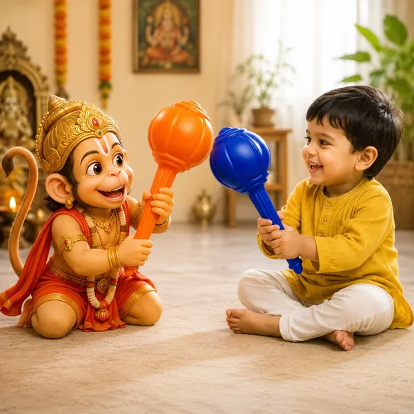 KAKIKO™_Hanuman_Gada_Toy_for_Kids_|_Premium_Durable_Plastic_|_Jumbo_Size_|_Mythological_Role_Play_Toy_|_Indoor_&_Outdoor_Play_|_Perfect_Gift_for_Children