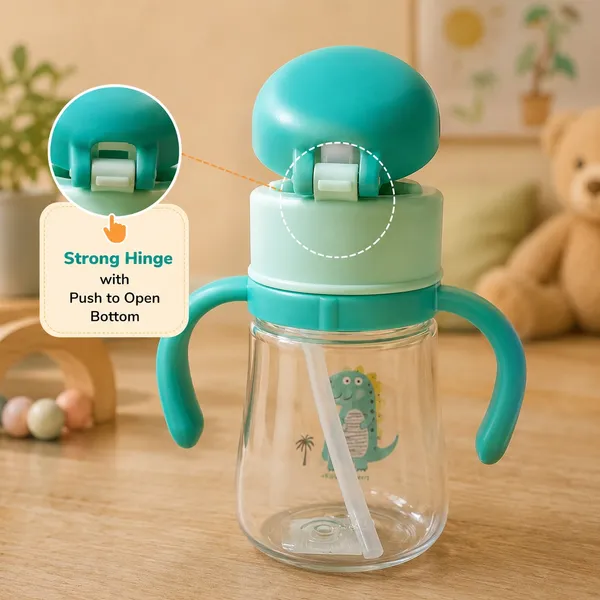 KAKIKO™__Dinosaur_Kids_Sipper_Water_Bottle_380ml_|_BPA_Free_Leak_Proof_Training_Straw_Bottle_with_Dual_Grip_Handles