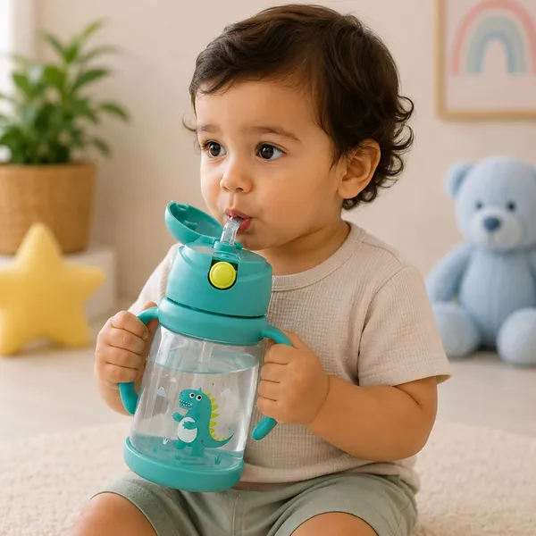 KAKIKO™_Bunny_Sipper_Bottle_for_Kids_&_Toddlers_|_400ml_BPA_Free_Leak-Proof_Water_Bottle_with_Soft_Silicone_Straw,_Click-to-Lock_Lid,_Dual_Easy-Grip_Handles_|_Lightweight_Training_Cup_for_Boys_&_Girls