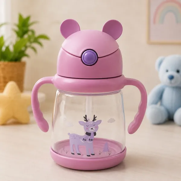 Kakiko_™_Bunny_Sipper_Bottle_for_Kids_&_Toddlers_|_400ml_BPA_Free_Leak-Proof_Water_Bottle_with_Soft_Silicone_Straw,_Click-to-Lock_Lid,_Dual_Easy-Grip_Handles_|_Lightweight_Training_Cup_for_Boys_&_Girls