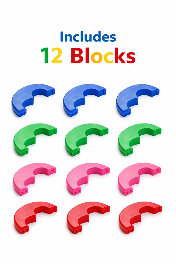 KAKIKO™_Kids_Activity_Ball_with__12_Interlocking_Blocks__Montessori_Educational_Stacking_&_Sorting_Toy_for_Toddlers_1+_Year__Fine_Motor_Skill_Development,_Color_Recognition_&_Brain_Development_Learning_Toy
