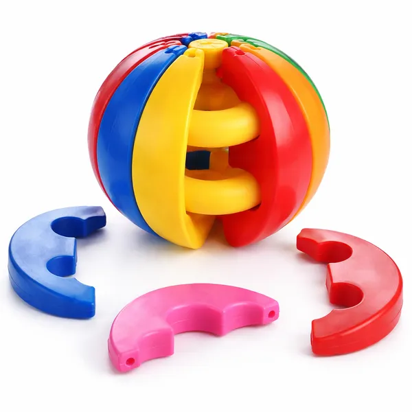 KAKIKO™_Kids_Activity_Ball_with__12_Interlocking_Blocks__Montessori_Educational_Stacking_&_Sorting_Toy_for_Toddlers_1+_Year__Fine_Motor_Skill_Development,_Color_Recognition_&_Brain_Development_Learning_Toy