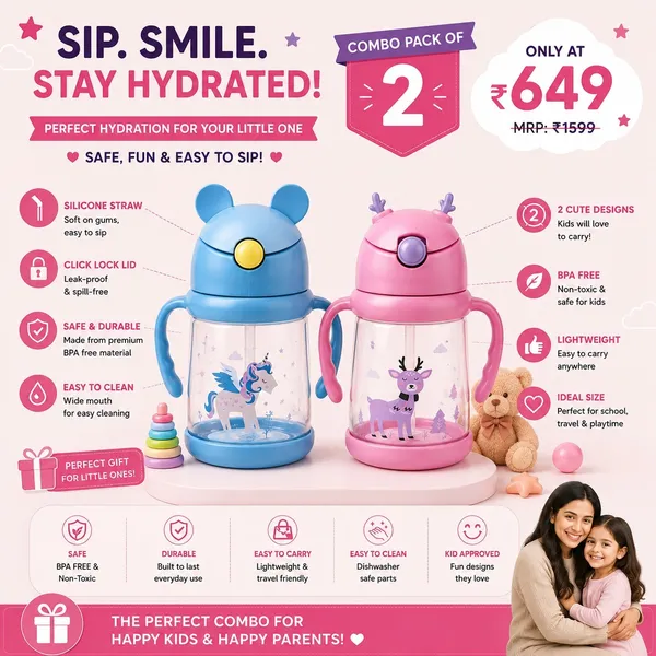 Pack_of_2_KAKIKO™_Bunny_Sipper_Bottle_for_Kids_&_Toddlers_|_450ml_BPA_Free_Leak-Proof_Water_Bottle_with_Soft_Silicone_Straw,_Click-to-Lock_Lid,_Dual_Easy-Grip_Handles_|_Lightweight_Training_Cup_for_Boys_&_Girls