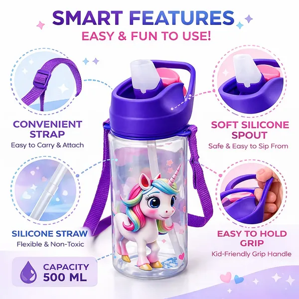 Unicorn_Kids_Water_Bottle_500_ML_–_BPA_Free,_Non-Toxic,_Leakproof_with_Silicone_Spout_&_Straw,_Adjustable_Strap,_Easy_Grip,_School_Water_Bottle_for_Girls_&_Boys