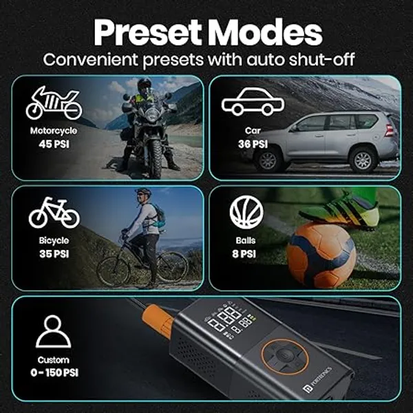 Black_Portronics_Portable_Tire_Inflator_Air_Compressor_With_Digital_Display_300_Psi_Wireless_Rechargeable_Pump_(Pack_Of_5)