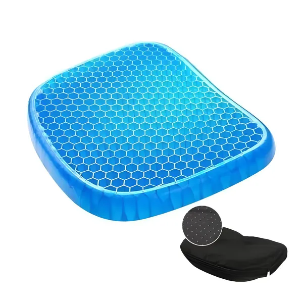 Blue_Honeycomb_Gel_Seat_Cushion_With_Non_Slip_Cover_Ergonomic_Support_For_Office_Chair,_Car_&_Home