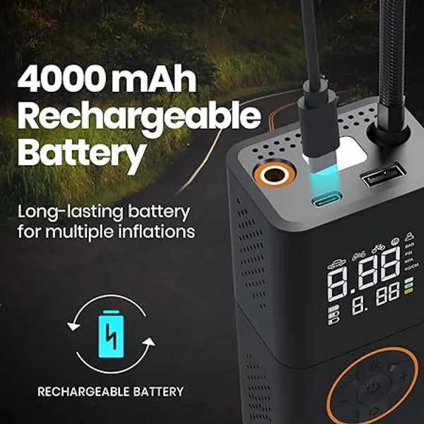 Black_Portronics_Portable_Tire_Inflator_Air_Compressor_With_Digital_Display_300_Psi_Wireless_Rechargeable_Pump_(Pack_Of_5)