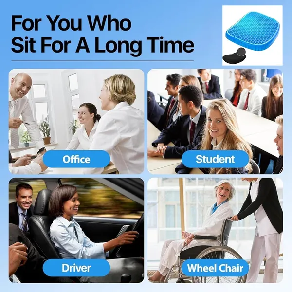 Blue_Honeycomb_Gel_Seat_Cushion_With_Non_Slip_Cover_Ergonomic_Support_For_Office_Chair,_Car_&_Home