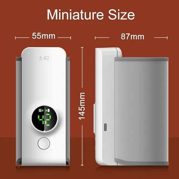 White_Portable_Usb_Baby_Bottle_Warmer_With_Digital_Temperature_Display