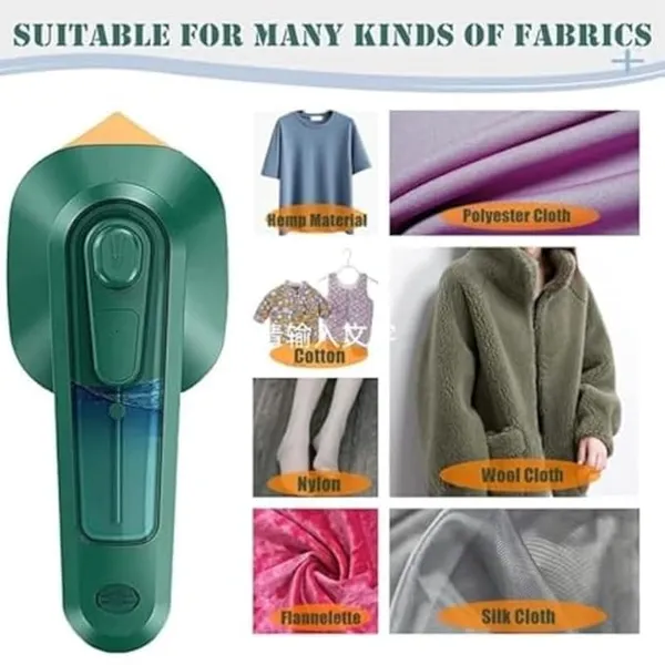 Green_Mini_Portable_Handheld_Ironing_Machine_Compact_Travel_Fabric_Steamer