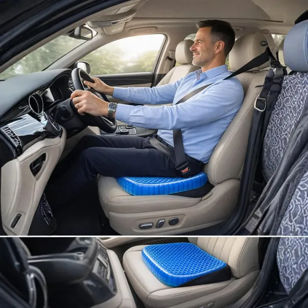 Blue_Honeycomb_Gel_Seat_Cushion_With_Non_Slip_Cover_Ergonomic_Support_For_Office_Chair,_Car_&_Home