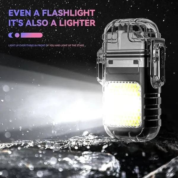 Black_And_Yellow_Waterproof_Usb_Type_C_Rechargeable_Electric_Arc_Lighter_Zinc_Alloy_Windproof_Flameless_Lighter