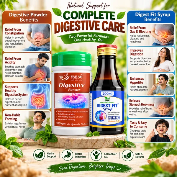 Faran_Herbals_Digestive_Care_Combo_–_Digestive_Powder_(100g)_+_Digest_Fit_Syrup_(200ml)_|_Gas,_Acidity_&_Constipation_Relief_|_Ayurvedic_Formula