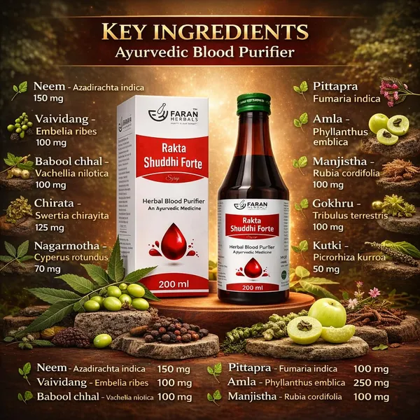 Rakta_Shuddhi_Forte_Syrup_Ayurvedic_Blood_Purifier_With_Neem_Amla_Guduchi_Manjistha_Chirata_200Ml_Pack_Of_2
