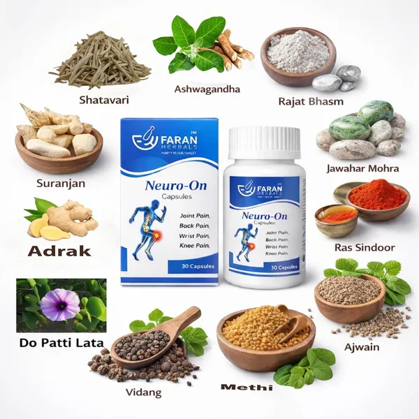 Faran_Herbals_Joint_&_Muscle_Care_Combo_|_Neuro-On_Capsules_(30)_+_Pain_Zap_Massage_Oil_(60_ml)_|_Ayurvedic_Support_for_Joint_Pain,_Muscle_Relief_&_Mobility
