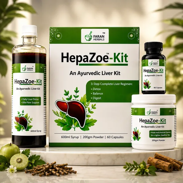 Faran_Herbals_HepaZoe-Kit_Ayurvedic_Liver_Support_Kit_|_600ml_Syrup_+_200g_Powder_+_60_Capsules_|_Liver_Detox,_Bile_Flow_Support_&_Digestive_Wellness_|_30-Day_Course