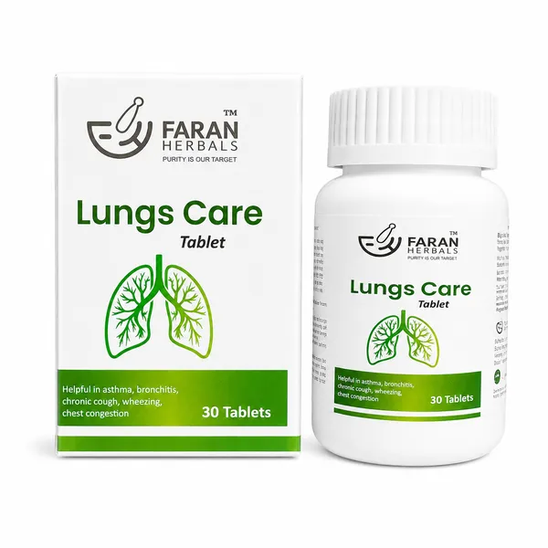 FARAN_HERBALS_Lungs_Care_Tablets_|_Ayurvedic_Respiratory_Support_|_Supports_Lung_Health,_Bronchitis,_Chronic_Cough,_Wheezing_&_Chest_Congestion_|_30_Tablets