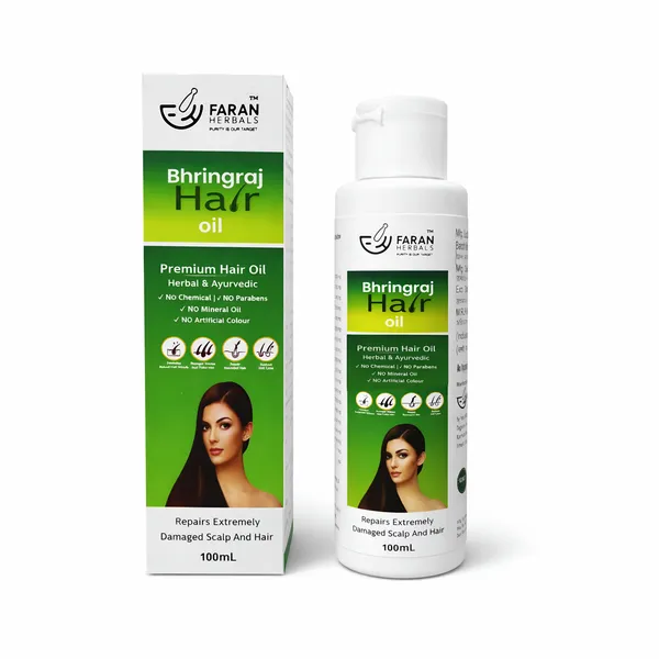 Faran_Herbals_Bhringraj_Hair_Oil_100ml_|_Ayurvedic_Herbal_Hair_Oil_for_Scalp_Nourishment_&_Healthy_Looking_Hair_|_With_Amla,_Brahmi,_Brahmi,_Neem_&_Hibiscus_|_No_Mineral_Oil,_No_Paraben