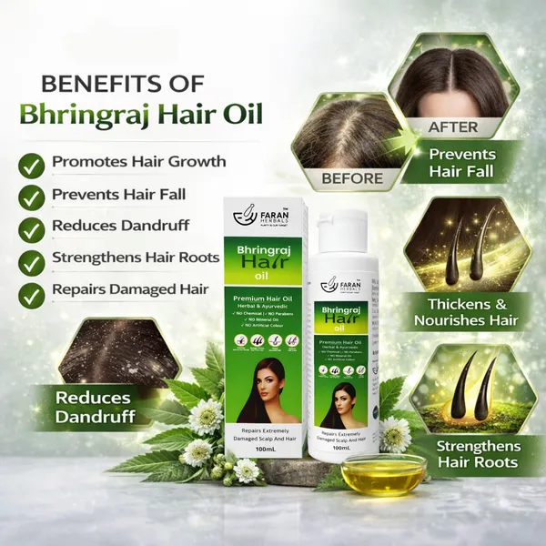 Faran_Herbals_Bhringraj_Hair_Oil_100ml_|_Ayurvedic_Herbal_Hair_Oil_for_Scalp_Nourishment_&_Healthy_Looking_Hair_|_With_Amla,_Brahmi,_Brahmi,_Neem_&_Hibiscus_|_No_Mineral_Oil,_No_Paraben
