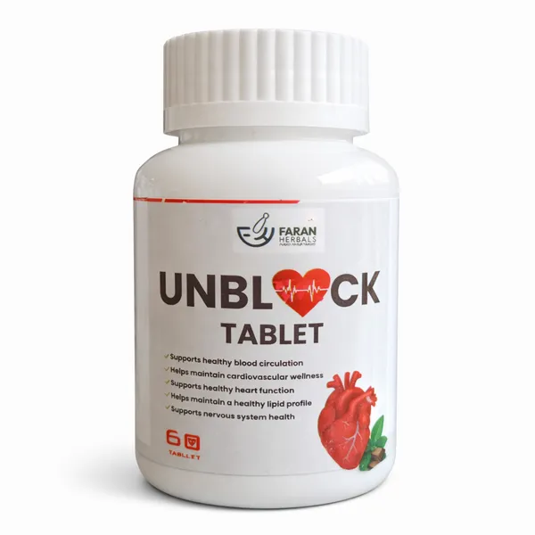 Faran_Herbals_Unblock_Tablet,_Heart_Health_Support_Supplement_with_Arjuna,_Ashwagandha,_Guggul,_Herbal_Formula_for_Blood_Circulation_&_Cardiovascular_Wellness,_60_Tablets