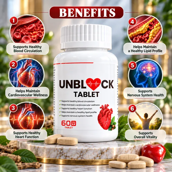 Faran_Herbals_Unblock_Tablet,_Heart_Health_Support_Supplement_with_Arjuna,_Ashwagandha,_Guggul,_Herbal_Formula_for_Blood_Circulation_&_Cardiovascular_Wellness,_60_Tablets