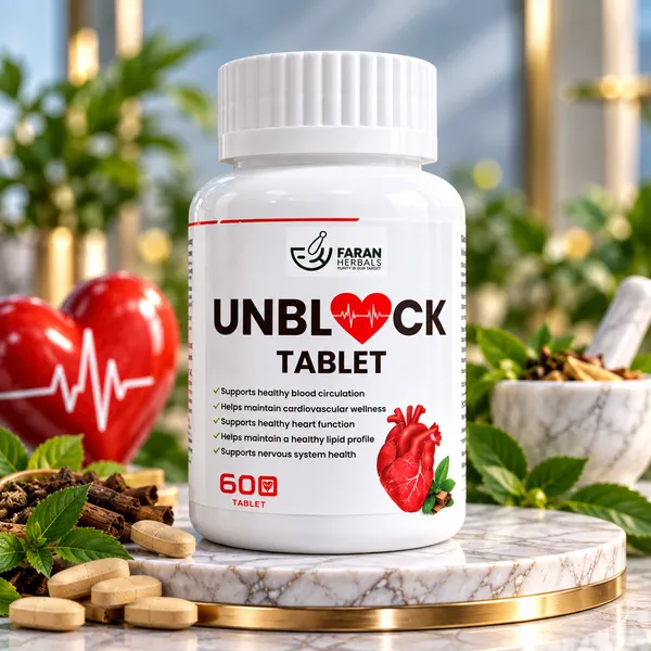 Faran_Herbals_Unblock_Tablet,_Heart_Health_Support_Supplement_with_Arjuna,_Ashwagandha,_Guggul,_Herbal_Formula_for_Blood_Circulation_&_Cardiovascular_Wellness,_60_Tablets