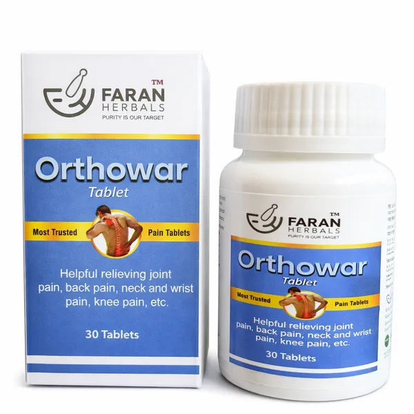 Faran_Herbals_Joint_Pain_Relief_Combo_–_Orthowar_Tablets_(30_Tablets)_+_Pain_Zap_Massage_Oil_(60ml)_|_Ayurvedic_Support_for_Joint,_Back,_Knee_&_Muscle_Pain