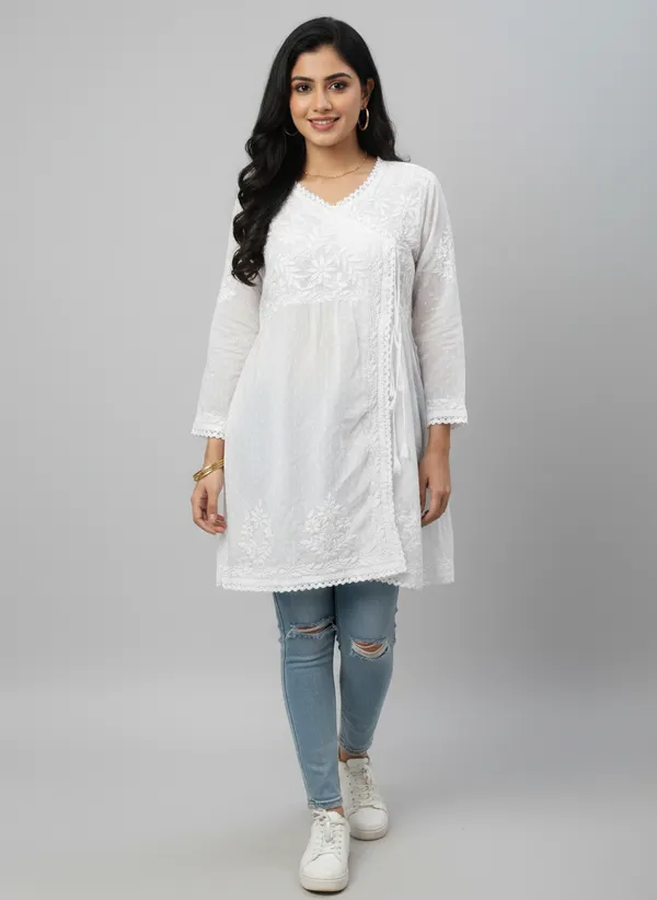 Ruh-e-Nazakat_-_Pure_cotton_Short_Angarakha